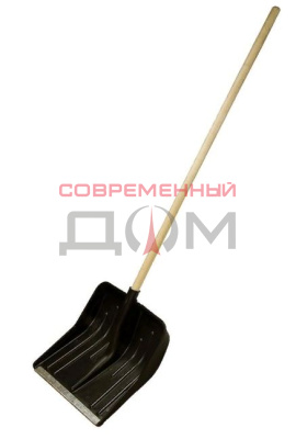 Лопата снеговая "Ирбис" 35*41см, пласт. черная
